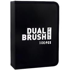 Набор акварельных маркеров-линеров Dual Brush для рисования 100 шт. Набор акварельных маркеров-линеров Dual Brush для рисования 100 шт.
